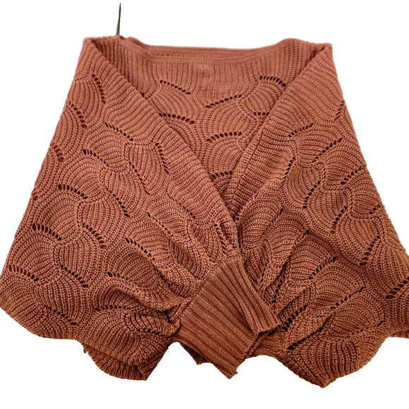 Moon & Madison woman’s orange knitted sweater Size M - Picture 8 of 14